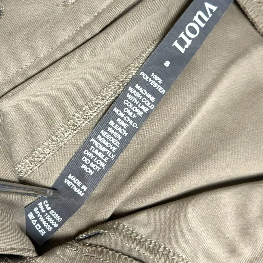 Vuori Women's Meta Wide Leg Trousers in Taupe - Picture 7 of 11